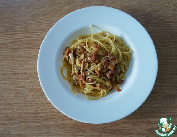 Спагетти карбонара без сливок